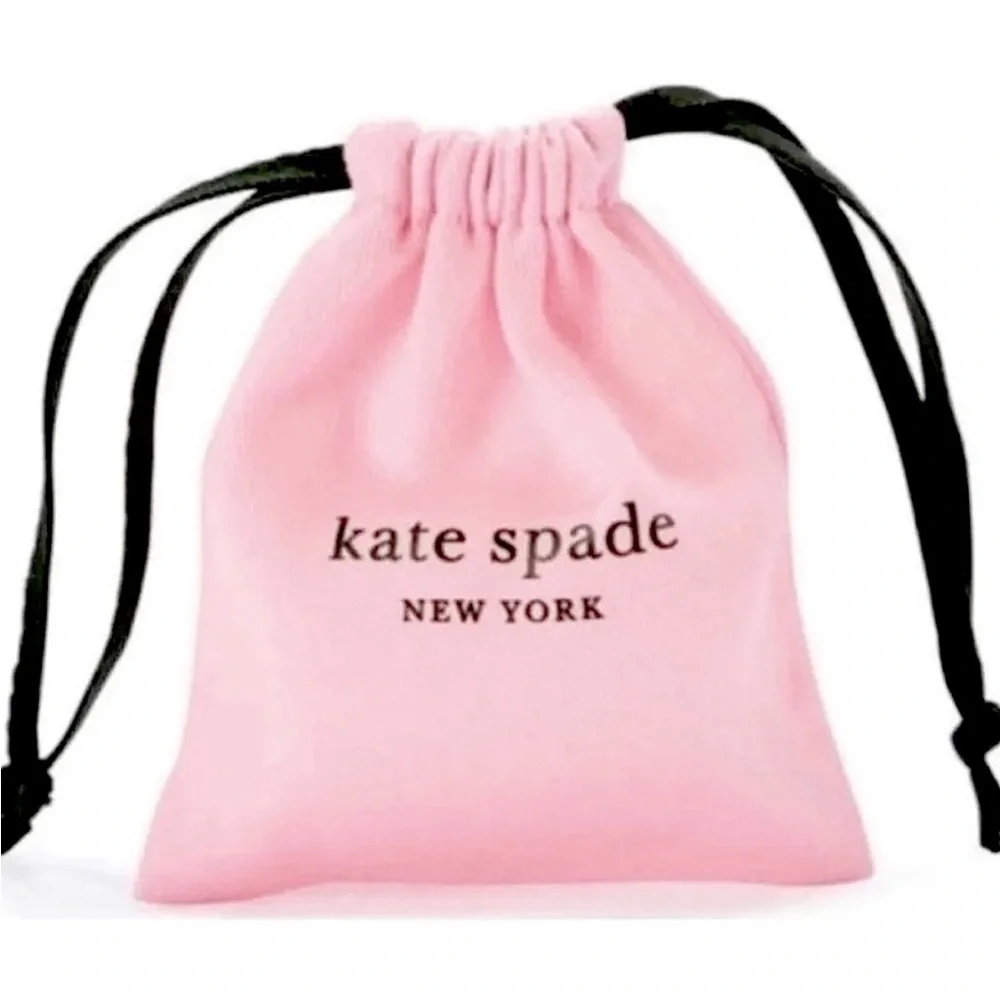 Kate Spade ♠️ Rock Solid Heart Huggies Earrings - Picture 4 of 9